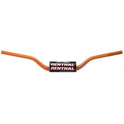 Handlebars, Fatbar, Trials 100, Aluminum, Orange Anodized, 1.125 in. Diameter, 32.240 in. Width, Each