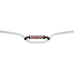 Handlebars, 7/8 in., Trials 5.5, Aluminum, Silver Anodized, 0.875 in. Diameter, 32.170 in. Width, Each