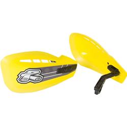 CONTROL HAND DEFLECTORS, MOTO HANDGUARD SET YELLOW