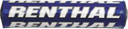 Handlebar Pad, Crossbar, Mini SX, Foam, Vinyl Cover, Blue, Renthal Logo, 8.50 in. Length, Each