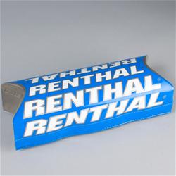 Handlebar Pad, Fatbar, Foam, Blue Vinyl Cover, Renthal Logo, 1 1/8 in. Bar Size, Each