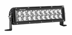 Light Bar, E-Series Pro LED, 10 in., Flood, Rectangular, Clear Lens, Black Housing, Each