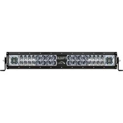 LED Light Bar, Adapt E-Series, 20 in, Rectangular, Aluminum Housing, Black, 97 Watts, 11,968 Lumens, Each