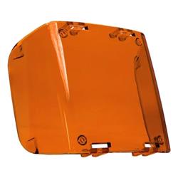 Light Cover, Polycarbonate, Amber, Rectangular, Fits Rigid D-SS Pro Series Lights, Each