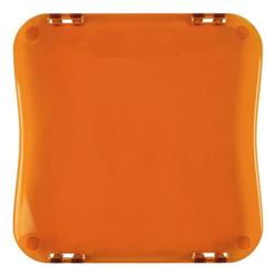 Light Cover, Polycarbonate, Amber, Rectangular, Fits Rigid D-XL Pro Series Lights, Each