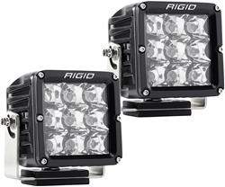 Light Pods, Auxiliary LED Lights, 4 in. x 4 in. D-XL PRO Series, Spot Light, 7,128 Lumens, Pair