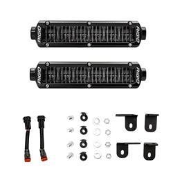 Auxiliary Lights, 360 PRO Series, White LED, Black Aluminum Housing, clear Lens, SAE Compliant, Toyota, Pair