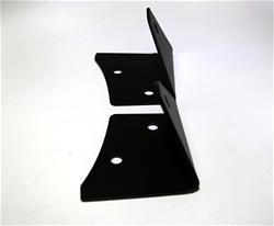 Mounting Brackets, D-Series, Auxiliary Light Type, Windshield Hinge Style, Black, 1 Light Capacity, Jeep, Pair