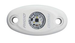 Light, A-Series High Power, 400 Raw Lumens, LED, Flood Pattern, Cool White LED, White Housing, Each