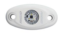 Light, A-Series Low Power, 200 Raw Lumens, LED, Flood Pattern, Natural White LED, White Housing, Each