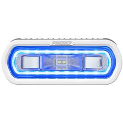 Off-Road Light, SR-L Series Marine Spreader Pod 2 Wire Surface Mount White With Blue Halo