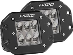 Auxiliary Lights, D-Series Pro Specter, LED Driving, Midnight Optics, Rectangular, 44 Watts, 9-36 V, Pair