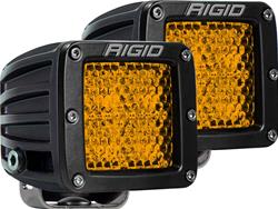 Auxiliary Lights, D-SERIES DIFFUSED REAR FACING HIGH/LOW SM AMBER SET OF 2