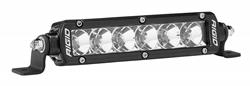 Light Bar, SR-Series Pro LED, LED Flood, Rectangular, White Bulbs, Clear Lens, Black Housing, 9-36 V, 47 watts, 6.00 in. Length, Each