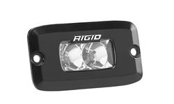 Auxiliary Light, SR-M PRO Series Flush Mount, LED, Rectangular, Clear Lens, Black Housing, Each