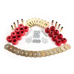 Body Mount Kit, Poly, 8 bushing; 07-17 Wrangler JK
