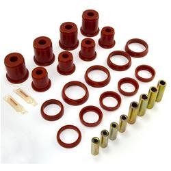 Control Arm Bushings, Rear, Polyurethane, Red, Jeep, Kit