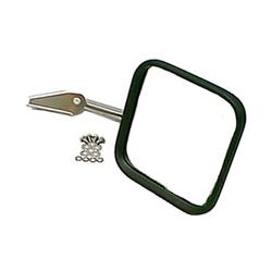 Mirror, Replacement, Passenger Side, Stainless Steel, Polished, Jeep, Each