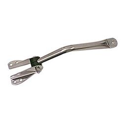 Mirror Arm and Bracket, Replacement, Stainless Steel, Polished, Jeep, Each
