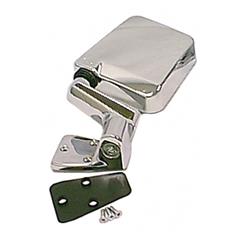 Mirror, Replacement, Driver Side, Square, Plastic, Chrome, Jeep, Each