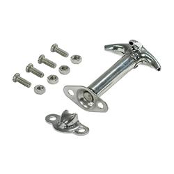 Hood Catch, Stainless Steel, Plated, Jeep, Each
