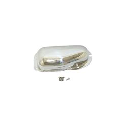 Windshield Wiper Motor Cover, with Lower Mounting Plate, Stainless Steel, Polished, Jeep, Each