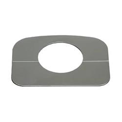 Steering Column Cover, Stainless Steel, Polished, Jeep, Each