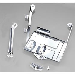 Battery Tray, Stainless Steel, Polished, Jeep, Kit