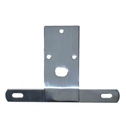 License Plate Bracket, Stainless Steel, Polished, Jeep, Each