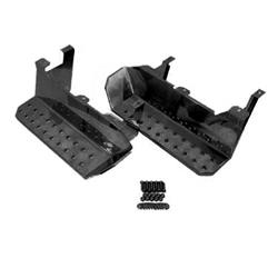 Side Steps, Steel, Black, Jeep, Pair