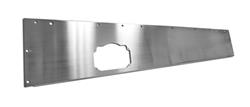 Dash Panel, Blank, Stainless Steel, Natural, Jeep, Each