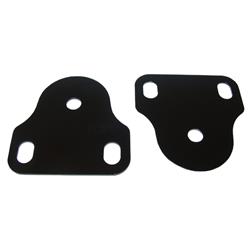 Windshield Bracket, Interior, Stainless Steel, Black, Jeep, Pair