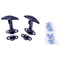 Hood Catches, Steel, Black, Jeep, Pair