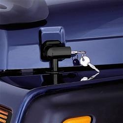 Hood Catches, Steel, Black, Locking, Jeep, Pair