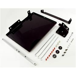 Battery Tray, Steel, Black, Jeep, Kit