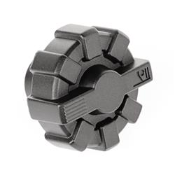 Fuel Tank Cap, Aluminum, Textured Black Powdercoated, Jeep, Each