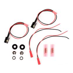 License Plate Bolts: LED license plate bolt kit, warm 3300K white, pair w/wiring pigtails, Jeep