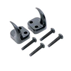 Tow Hook, Steel, Black Powdercoated, Jeep, Pair