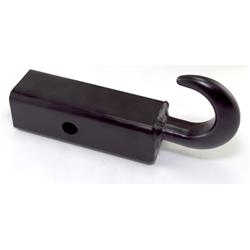 Tow Hook, Steel, Black Powdercoated, 2 in. Receiver, Each