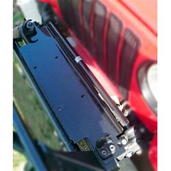 Winch Mount, Plate, Steel, Black Powdercoat, Each