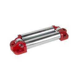 Winch Fairlead, Steel, Red Powdercoated, 4-Way Roller Fairlead, Each