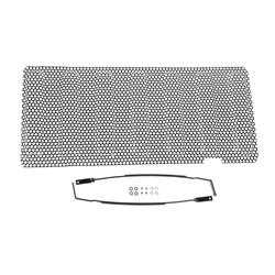 Grille Insert, Main Grille, Mesh, Stainless Steel, Black Powdercoated, Jeep, Each