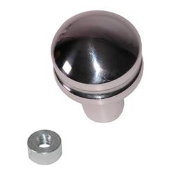 Shift Knob, Billet Aluminum, Polished, No Logo, Jeep, 3/8 in.-16, Each