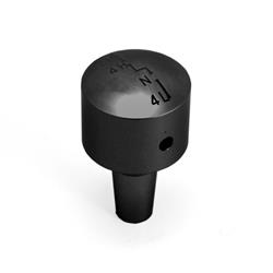 Shifter Knob, Transfer Case, Billet Aluminum, Black, Jeep, Each
