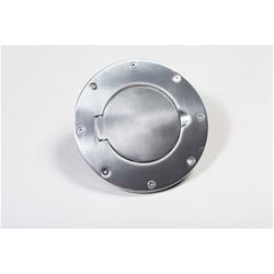 Fuel Door, Aluminum, Polished, Jeep, Each