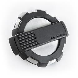Fuel Door, Elite Series, Aluminum, Brushed, Non-Locking, Jeep, Each
