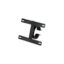 License Plate Bracket, Steel, Black, Tube Bumpers, Each