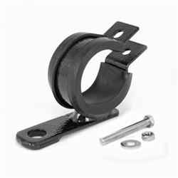 Overrider Light Clamp, Tubular, Steel, Black Powdercoated, 1-Lamp, 2.0 in. and 2.5 in Bumper Tube Mount, Each
