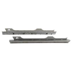 Rocker Guards, Rock Sliders, Steel, Black Textured Powdercoated, Bolt-On, Jeep, 4-Door, Pair