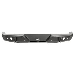 Bumpers, HD Bumper, Fabricated, Steel, Black Powdercoated, Rear, Jeep, Each